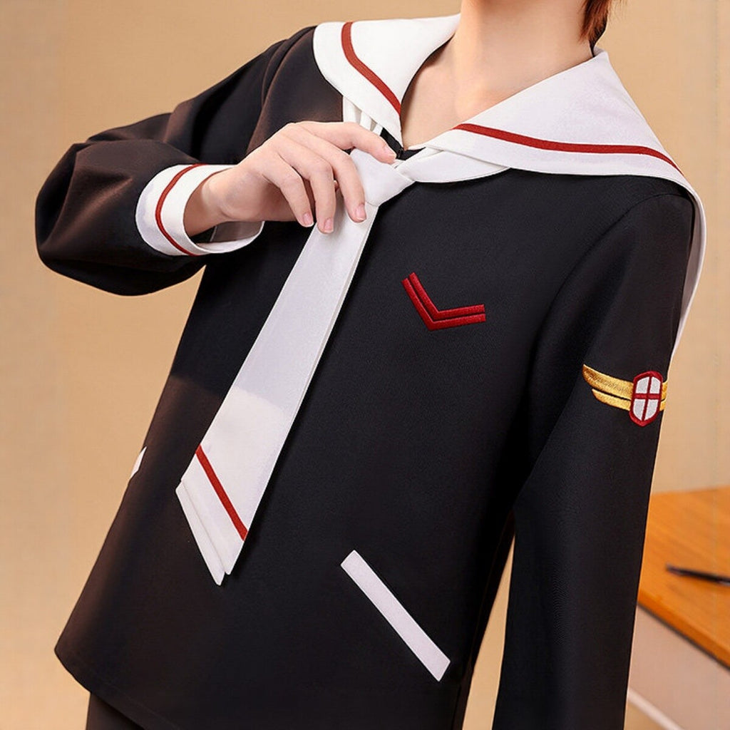 Cardcaptor Sakura Syaoran Li School Uniform Cosplay Full Set