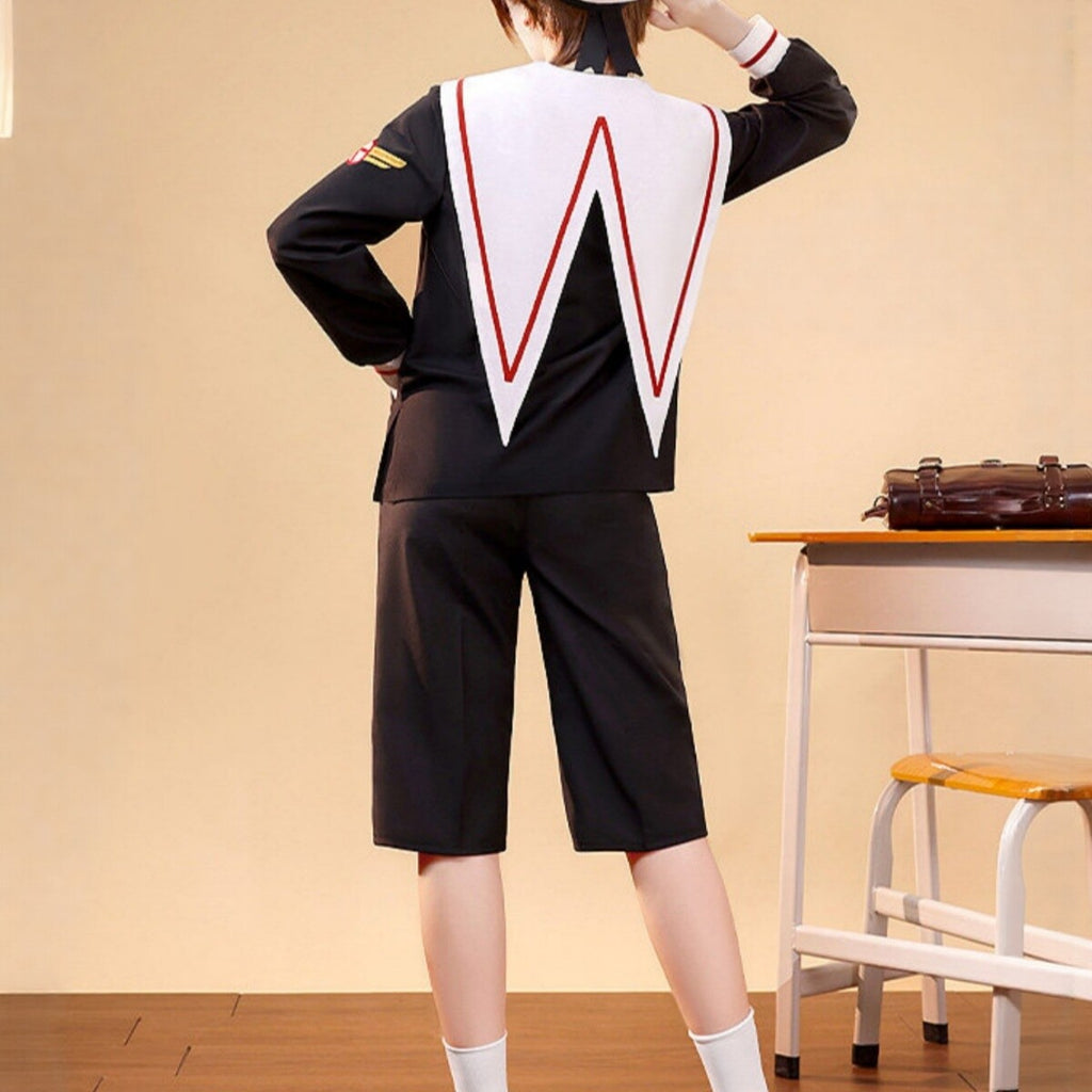 Cardcaptor Sakura Syaoran Li School Uniform Cosplay Full Set