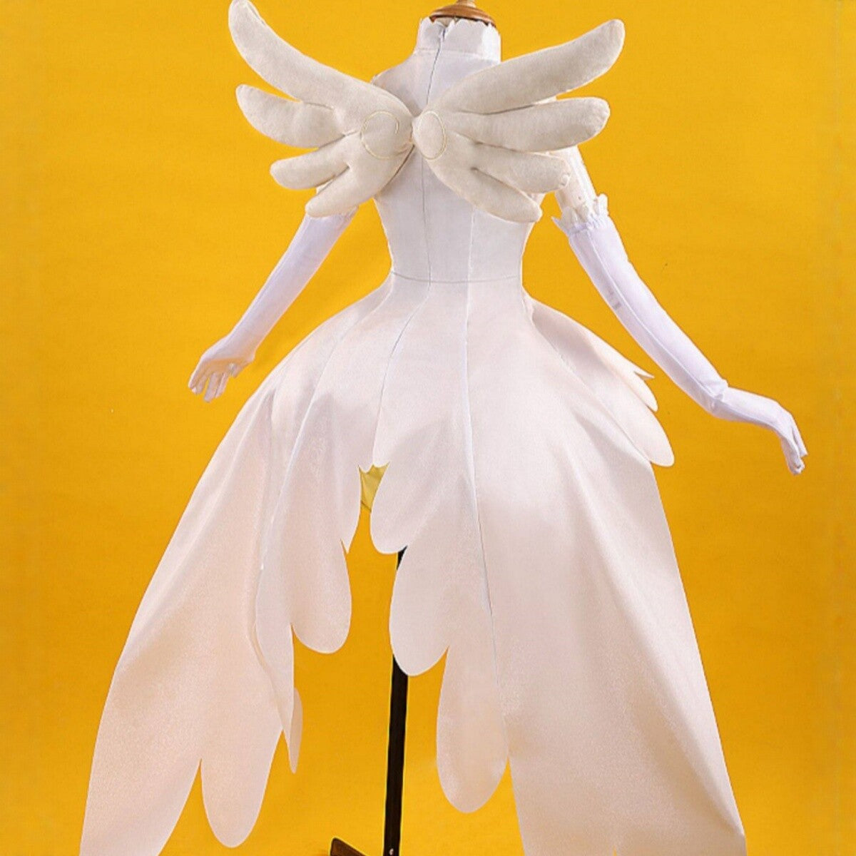 Cardcaptor Sakura Yellow & White Battle Outfit Cosplay Full Set