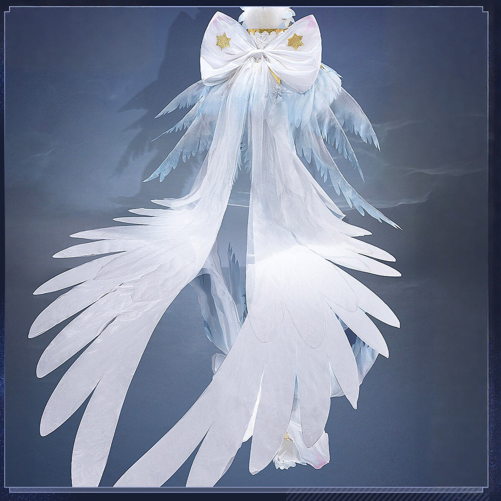 Cardcaptor Sakura Snow Angel Clear Card OP Battle Outfit Cosplay Full Set