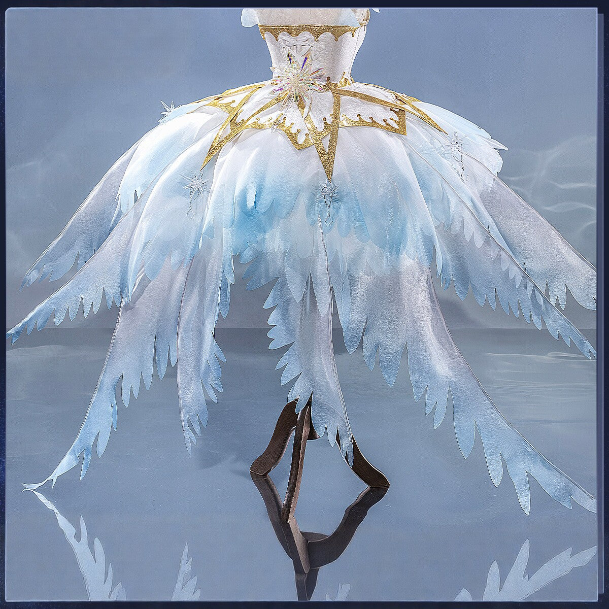 Cardcaptor Sakura Snow Angel Clear Card OP Battle Outfit Cosplay Full Set