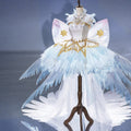 Cardcaptor Sakura Snow Angel Clear Card OP Battle Outfit Cosplay Full Set
