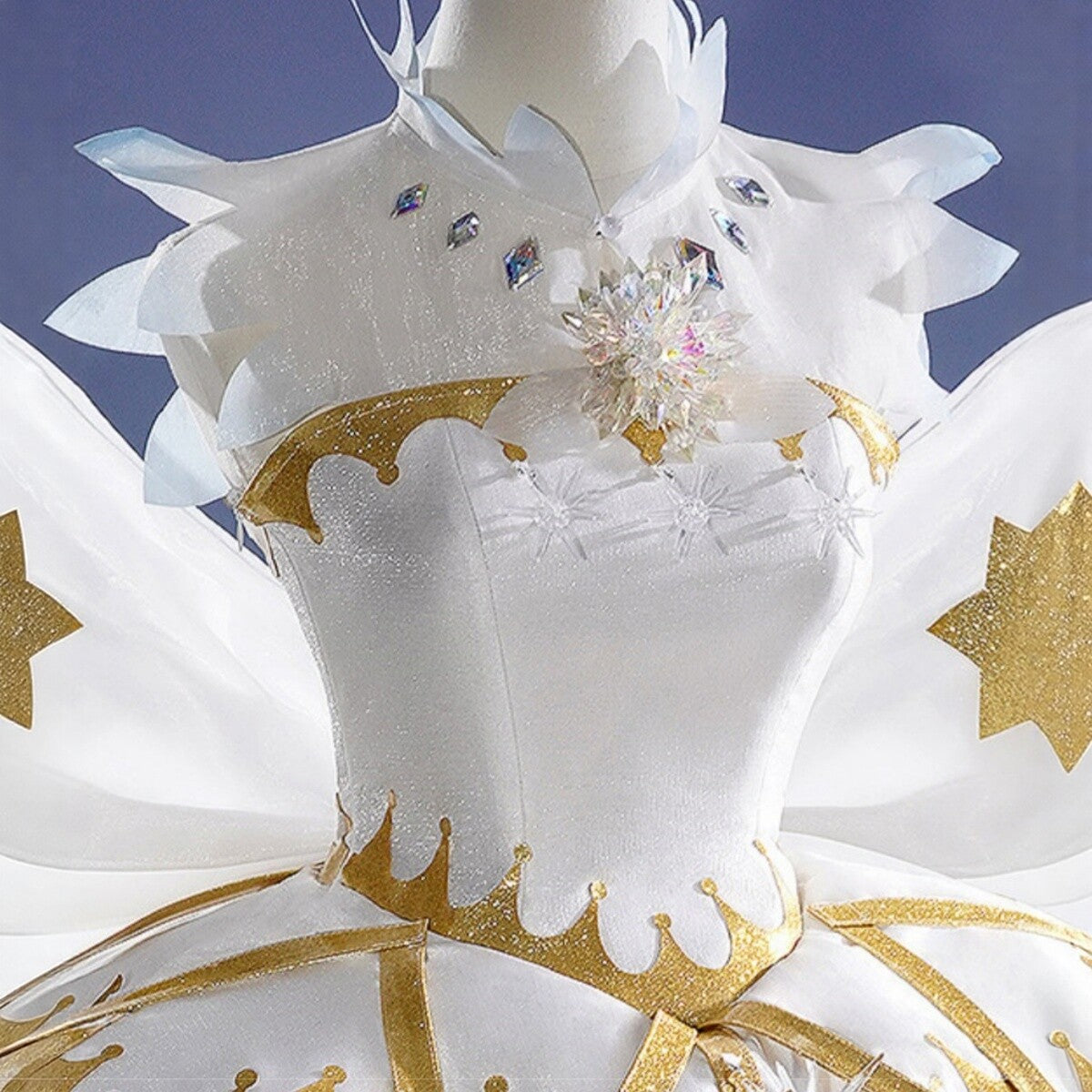 Cardcaptor Sakura Snow Angel Clear Card OP Battle Outfit Cosplay Full Set