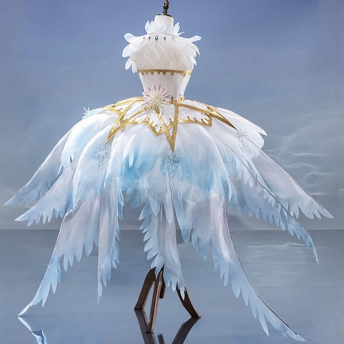 Cardcaptor Sakura Snow Angel Clear Card OP Battle Outfit Cosplay Full Set