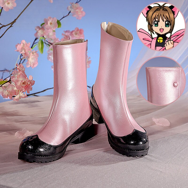 Cardcaptors Sakura Avalon Thunder Card Battle Outfit Cosplay Shoes