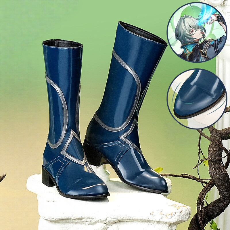 Honkai: Star Rail Anaxa Cosplay Mid-Calf Boots