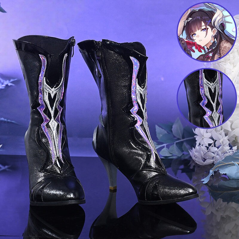 Honkai: Star Rail Hysilens Cosplay Mid-Calf Boots