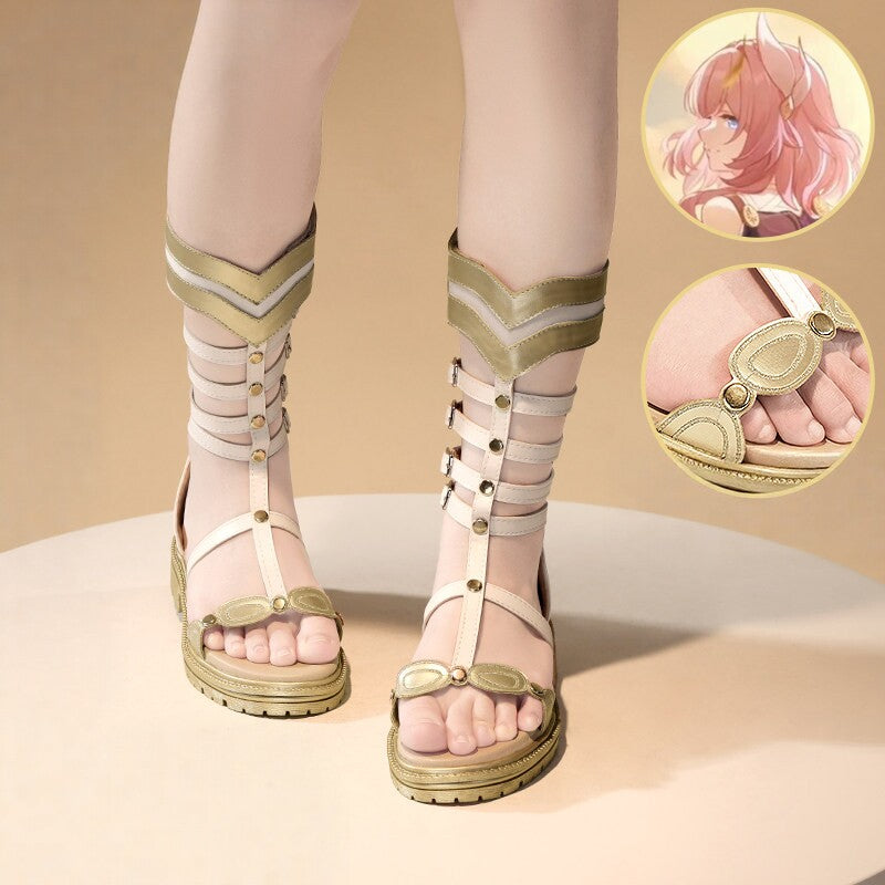 Honkai: Star Rail Little Cyrene Cosplay Hollow Out Boots
