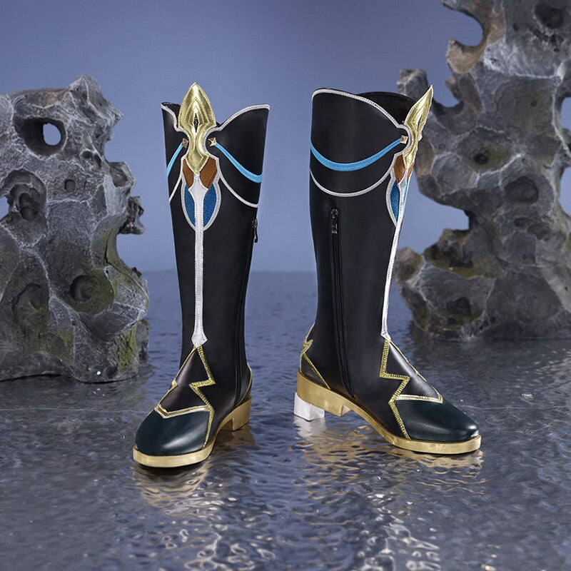 Honkai: Star Rail Dan Heng Imbibitor Lunae Cosplay Tall Boots