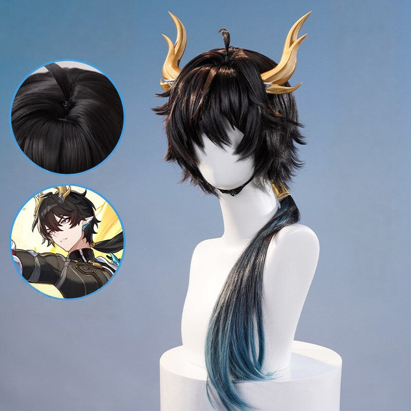 Honkai: Star Rail Dan Heng Permansor Terrae Cosplay Wig