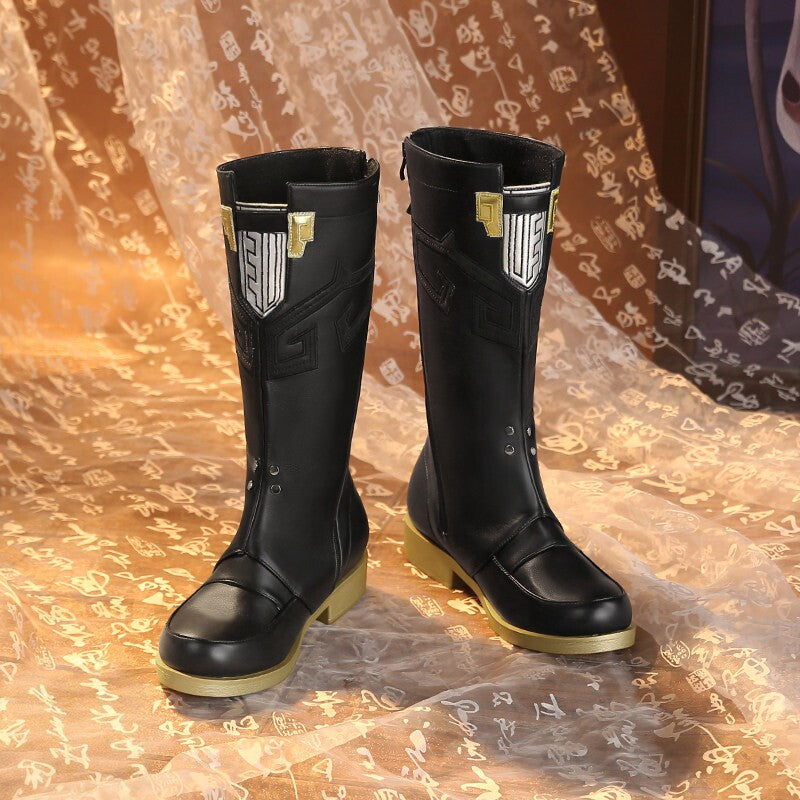 Honkai: Star Rail Jing Yuan Cosplay Tall Boots