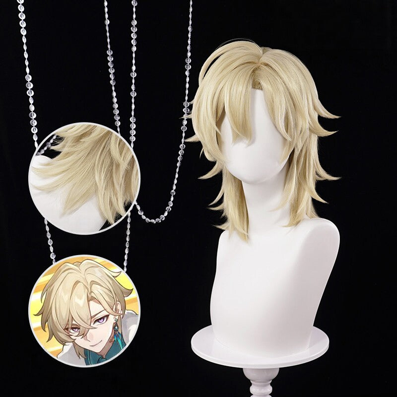 Honkai: Star Rail Aventurine Cosplay Wig