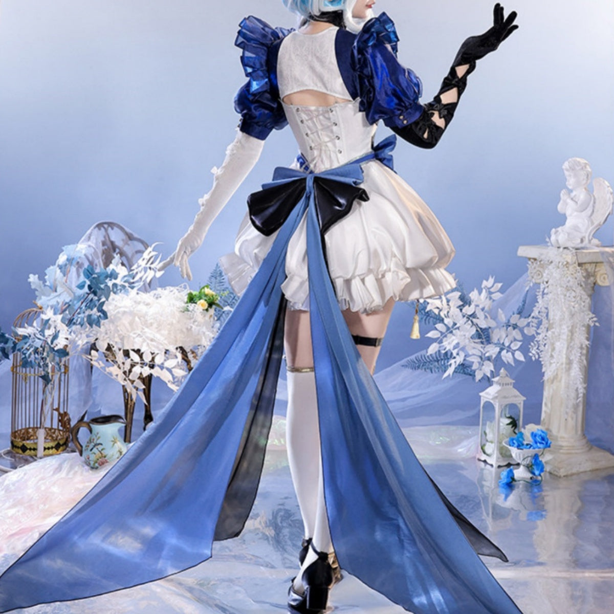 Genshin Impact Furina "Water Alice" Fan-Made Cosplay Full Set