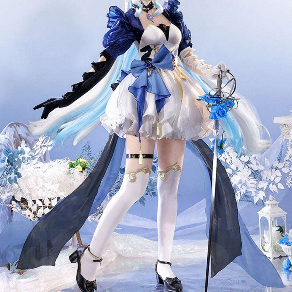 Genshin Impact Furina "Water Alice" Fan-Made Cosplay Full Set