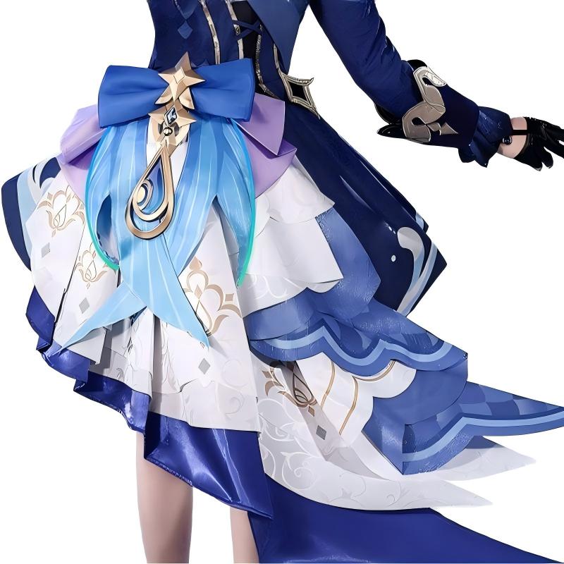 Genshin Impact Furina Cosplay (Black/White) Full Set
