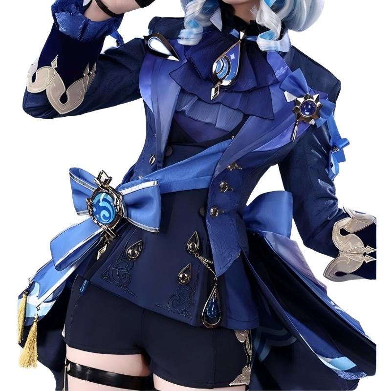 Genshin Impact Furina Cosplay (Black/White) Full Set