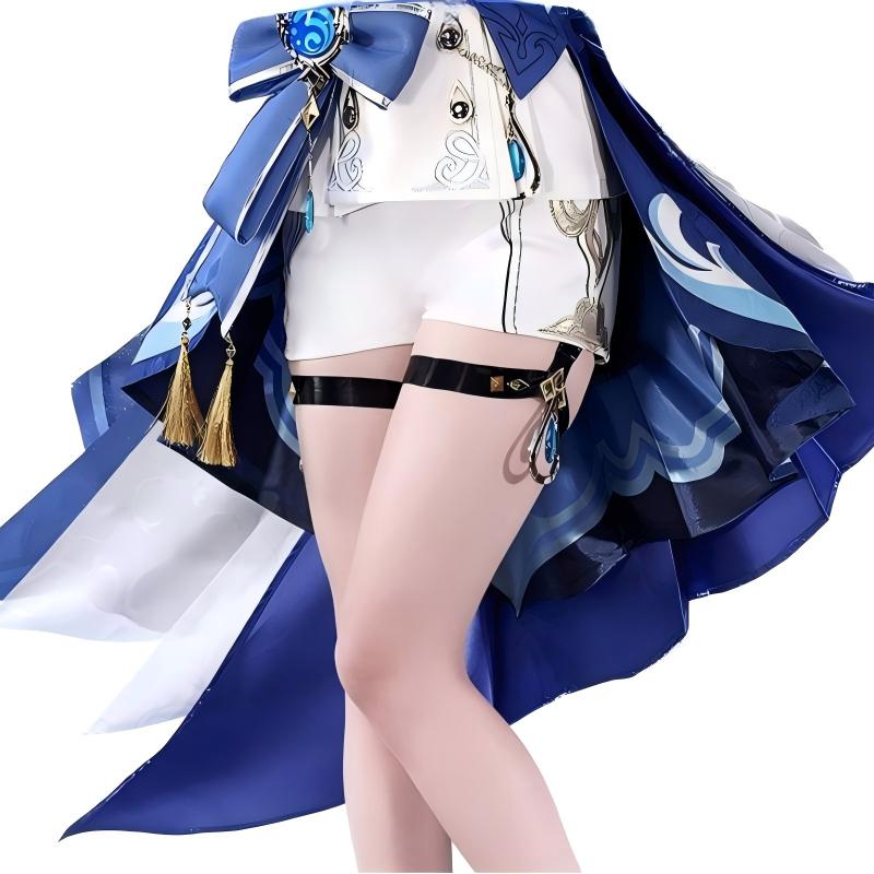 Genshin Impact Furina Cosplay (Black/White) Full Set