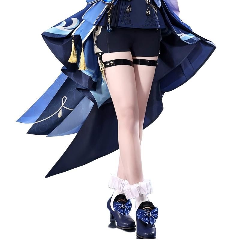 Genshin Impact Furina Cosplay (Black/White) Full Set