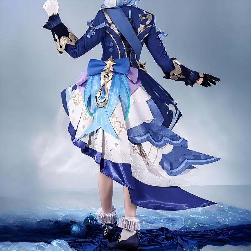 Genshin Impact Furina Cosplay (Black/White) Full Set