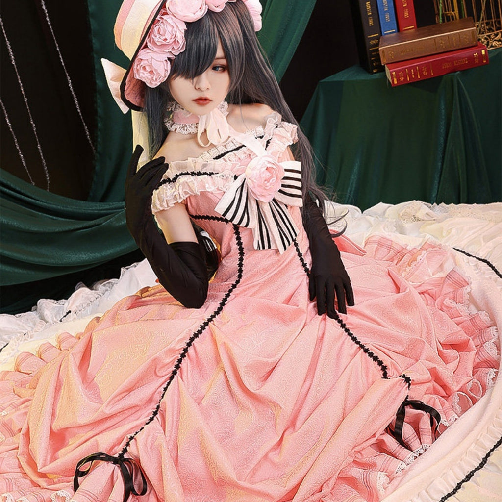 Black Butler Ciel Phantomhive Robin Cosplay Full Set